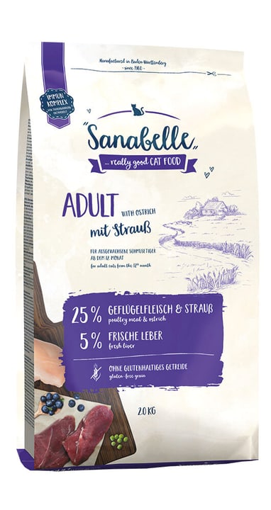 Sanabelle Adult autruche, 2 kg