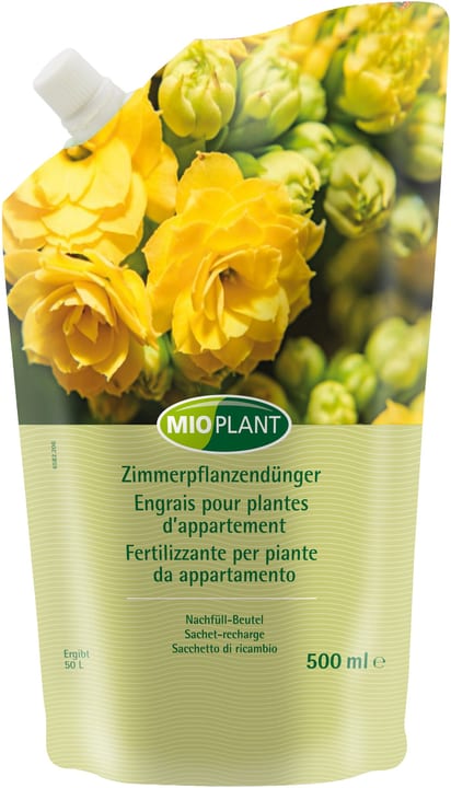 Mioplant Engrais pour plantes d?appartement sachet de recharge, 500 ml