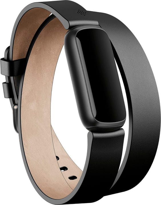Fitbit Bracelet de luxe en cuir Horween noir accessoire fitbit watch