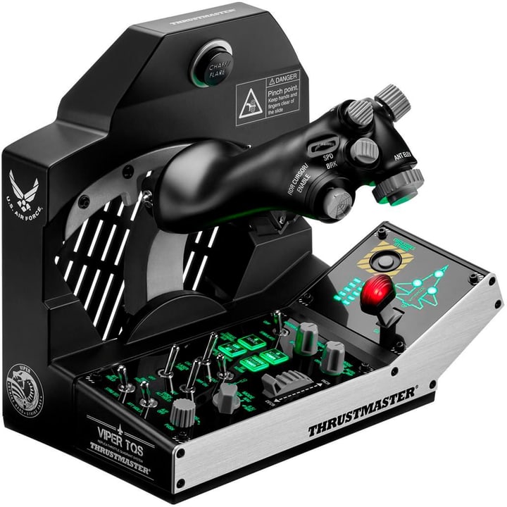 Thrustmaster Joystick Viper TQS Mission Pack gaming controller Noir