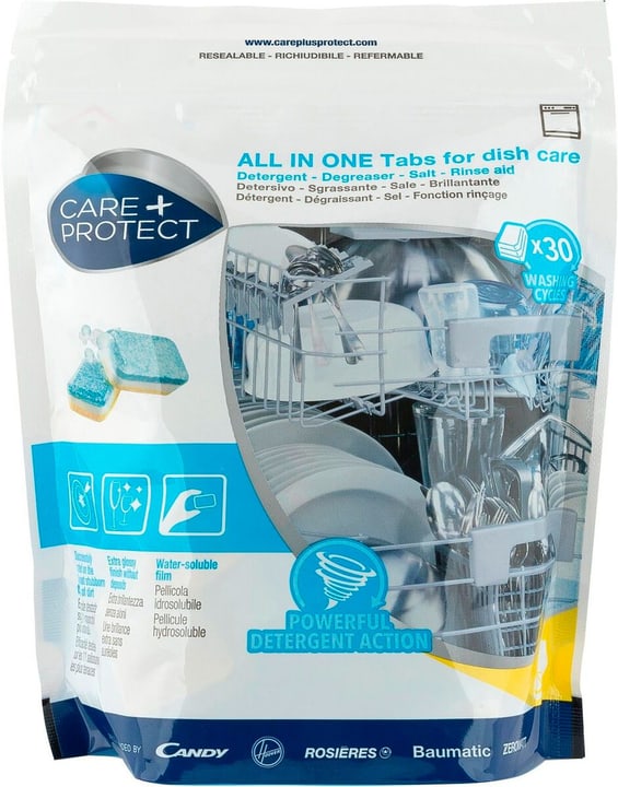 Care + Protect Détergent pour lave-vaisselle 18 kg Nettoyant