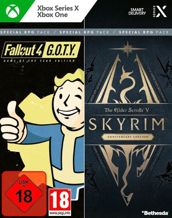 Xbox Series X - The Elder Scrolls V: Skyrim Anniversary Edition + Fallout 4 G.O.T.Y Edition (Special RPG Pack) /D