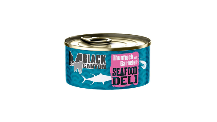 Black Canyon Seafood Deli de thon et crevettes, 0.085 kg
