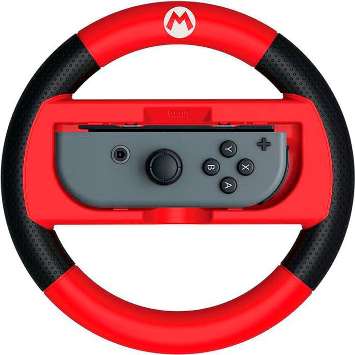 HORI Deluxe Wheel Attachment - Volant pour Nintendo Switch (Rouge/Noir)