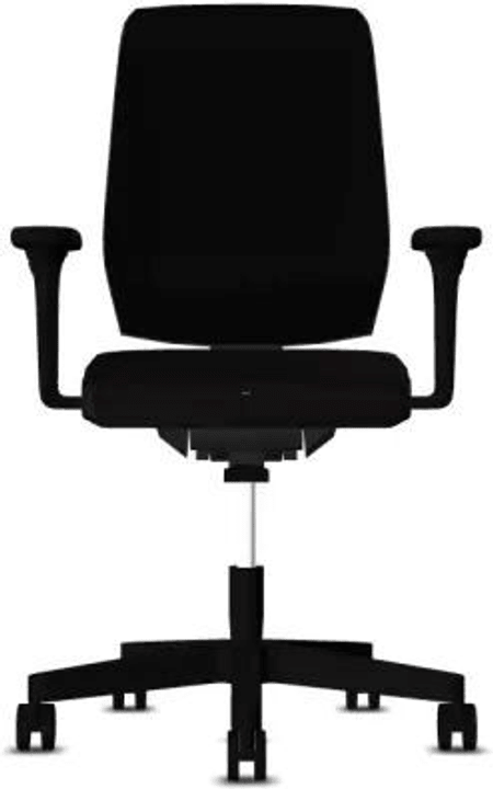 Giroflex Chaise bureau 68-3519 noir avec accoudoir