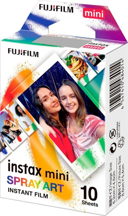FUJIFILM Instax mini - Film instantané (Spray Art)