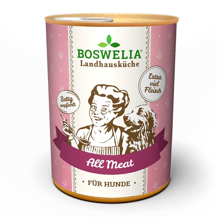 Boswelia Cuisine rustique pour chien All Meat, 0.8 kg