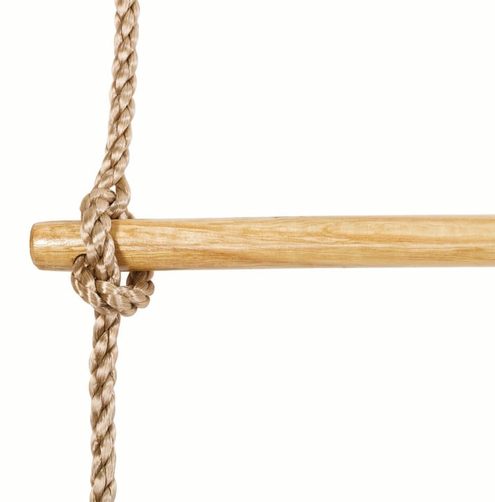Échelle de corde avec 5 barreaux en bois