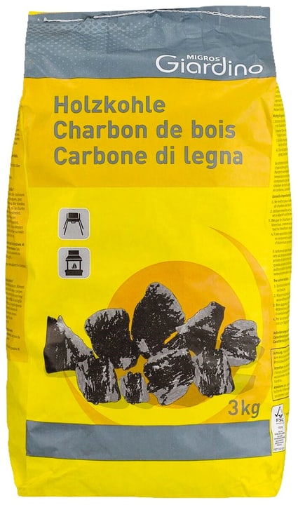 M-Giardino Charbon de bois 3 kg