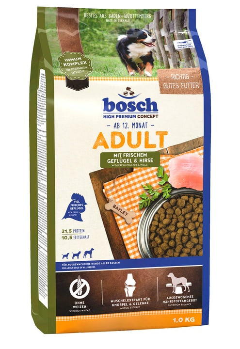 bosch HPC Adult volaille et millet, 1 kg