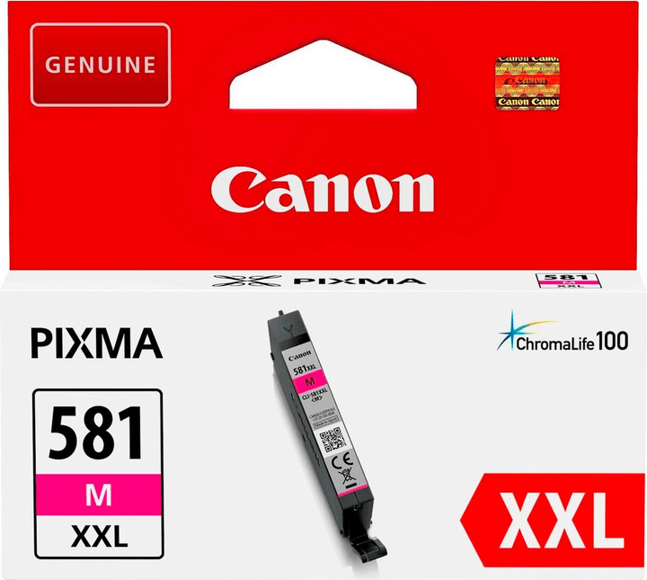 Canon Cartouche D'encre Magenta À Haut Rendement Cli-581xxl Unisexe Multicolor ONE SIZE