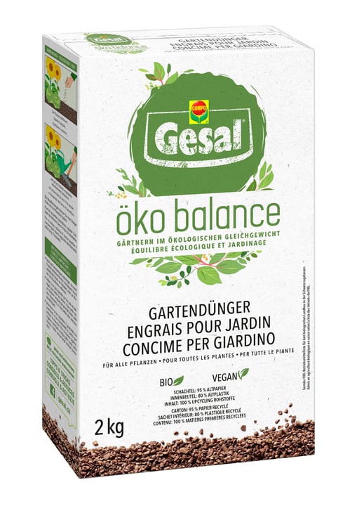 Compo Gesal öko balance Engrais pour jardin, 2 kg