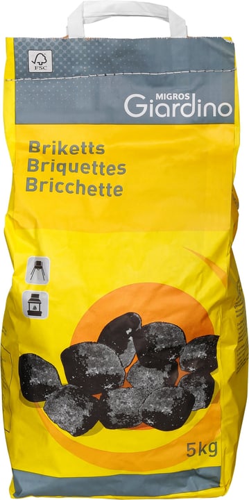 M-Giardino Briquettes de charbon de bois FSC® 5 kg
