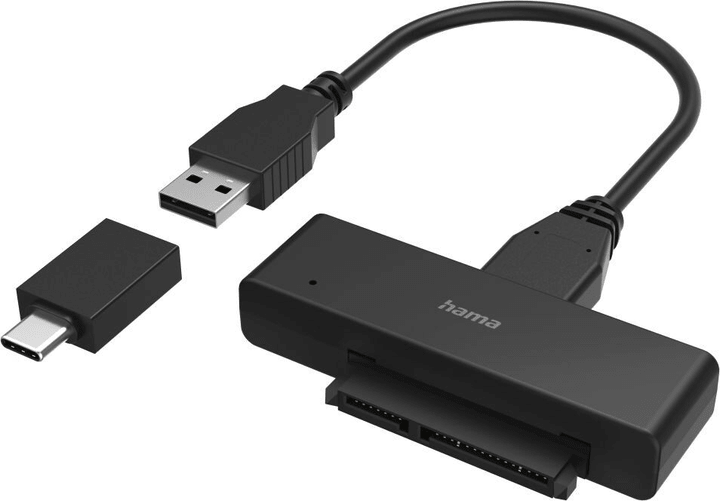 Hama Adaptateur pour disques dur USB durs SSD et HDD de 2 5' 3 Accessoires disque /