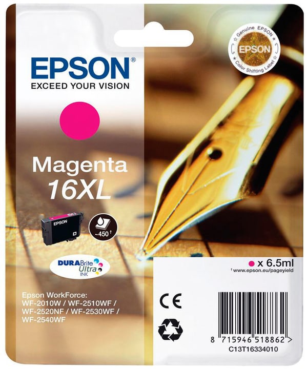 Epson 16 XL magenta Cartouche d’encre