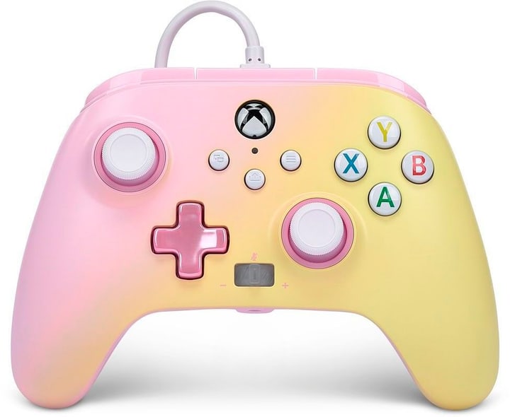 Power A Enhanced Wired Controller Pink Lemonade gaming controller Rose