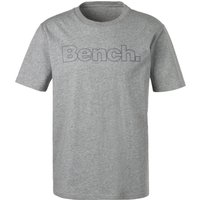 T-shirt en gris chiné, marine de Bench.