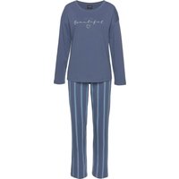 Pyjama en bleu à rayures de Vivance Dreams