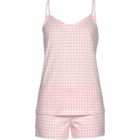 Pyjama court en rose-blanc de Vivance Dreams