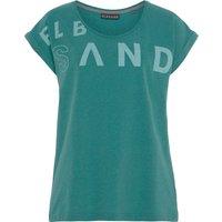 T-shirt en bleu pétrole de Elbsand