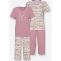 Pyjamas courts en parme imprimé de wäschepur