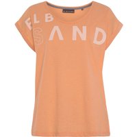 T-shirt en orange de Elbsand