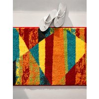 Tapis de bain en terre cuite-multicolore de Grund