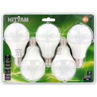 Lot de 5 Ampoules Nityam LED 6W