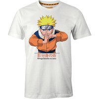 T-shirt Naruto - Multiclonage - Blanc - taille XL