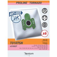 Sac aspirateur Temium TO107SN anti-odeur 6 sacs