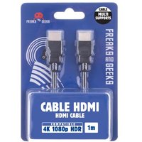 Câble multi supports Freaks And Geeks HDMI Ethernet 1.4 4K Noir 1 m