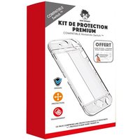 Kit de protection Geek Monkeys Premium pour Nintendo Switch Transparent