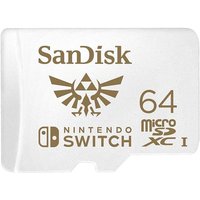 Carte mémoire microSDXC UHS-I SanDisk 64 Go pour Nintendo Switch