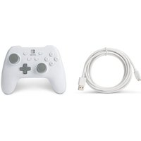 Manette filaire PowerA pour Nintendo Switch Blanc