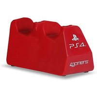 Double chargeur USB 4Gamers Rouge pour Manettes PS4