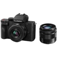 Appareil photo Hybride Panasonic Lumix G100 + Objectif G Vario 12-32 mm f/3.5-5.6 Asph. Mega O.I.S. + Objectif G 35-100 mm f/4-5.6 ASPH OIS Noir