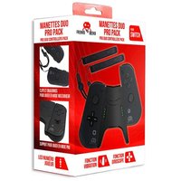 Pack Manettes Duo Pro Freaks And Geeks type Joycon pour Nintendo Switch Noir