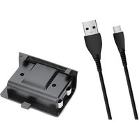 Pack Batterie et câble de recharge Subsonic pour manette Xbox Séries X/S Noir
