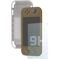 Kit de protection Coque en TPU semi rigide + Protection d'écran en verre trempé pour Nintendo Switch Lite Transparent