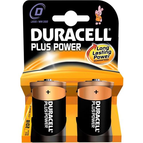 Duracell Plus Power Piles D, set de 2