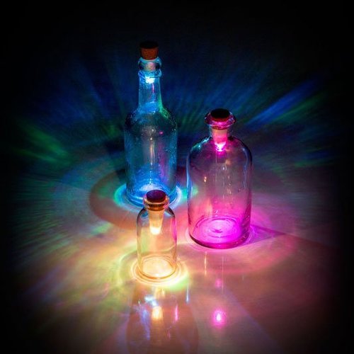 Bouchon Bottle Light multicolore