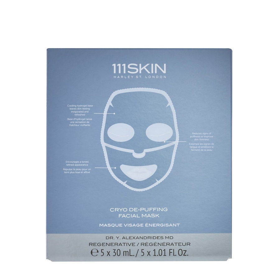111Skin Masque facial Cryo De-Puffing Masque anti rides et anti-âge 150 ml