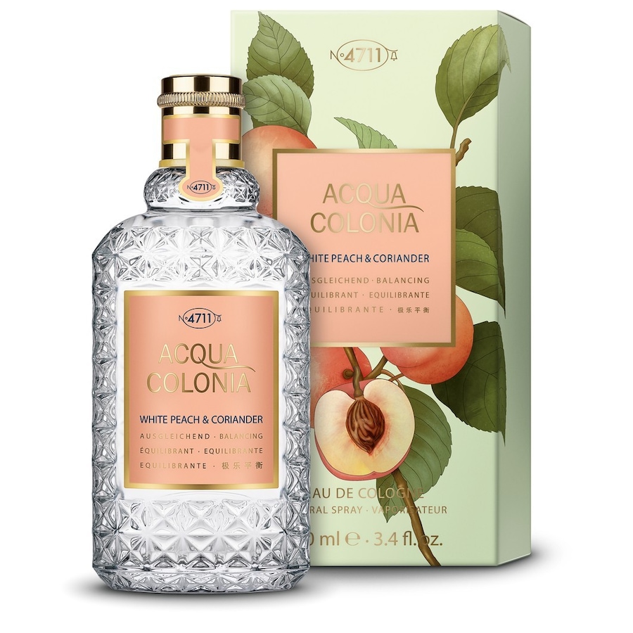 4711 Acqua Colonia White Peach & Coriander Parfum unisexe 100 ml